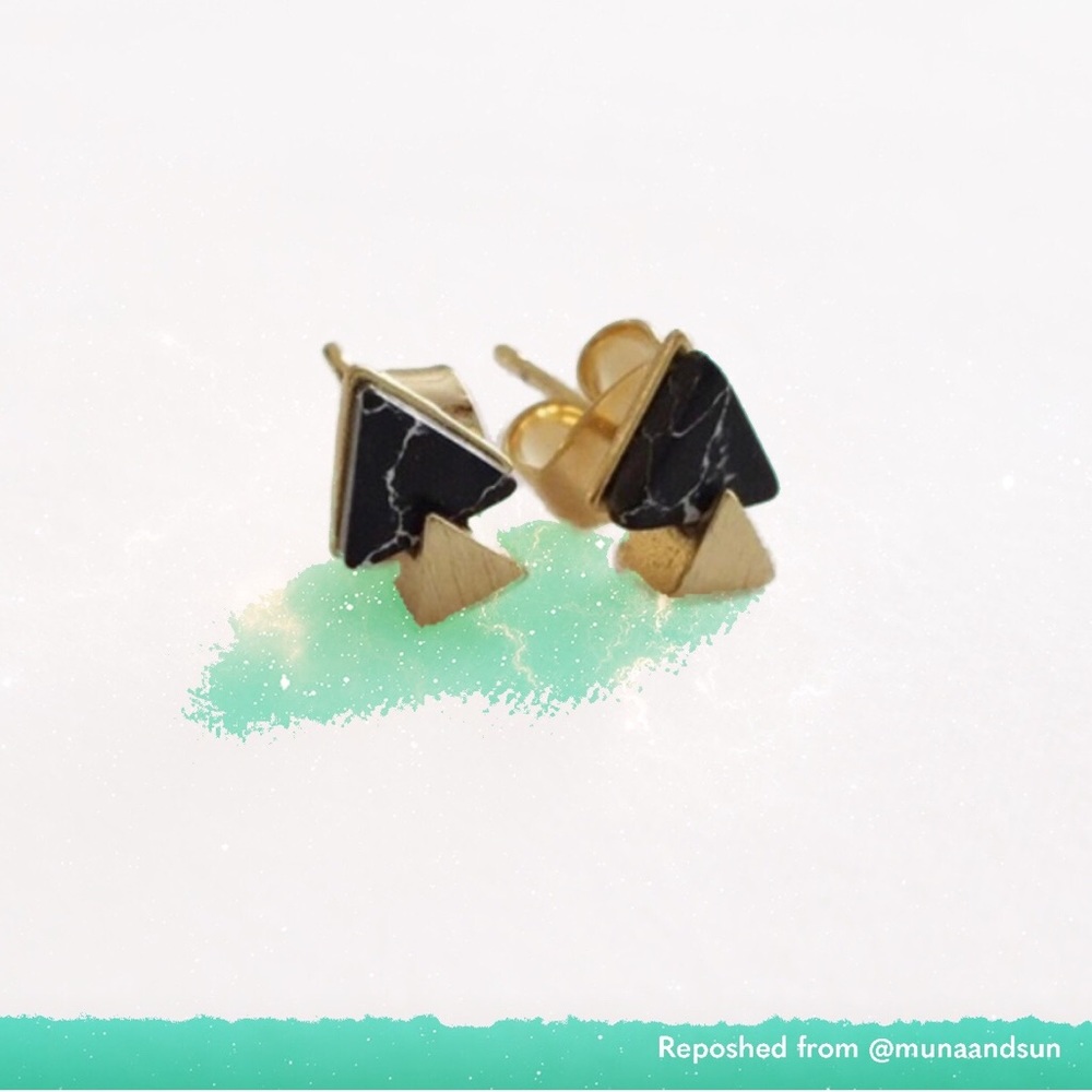 Urban Outfitters Granite Stud Earrings